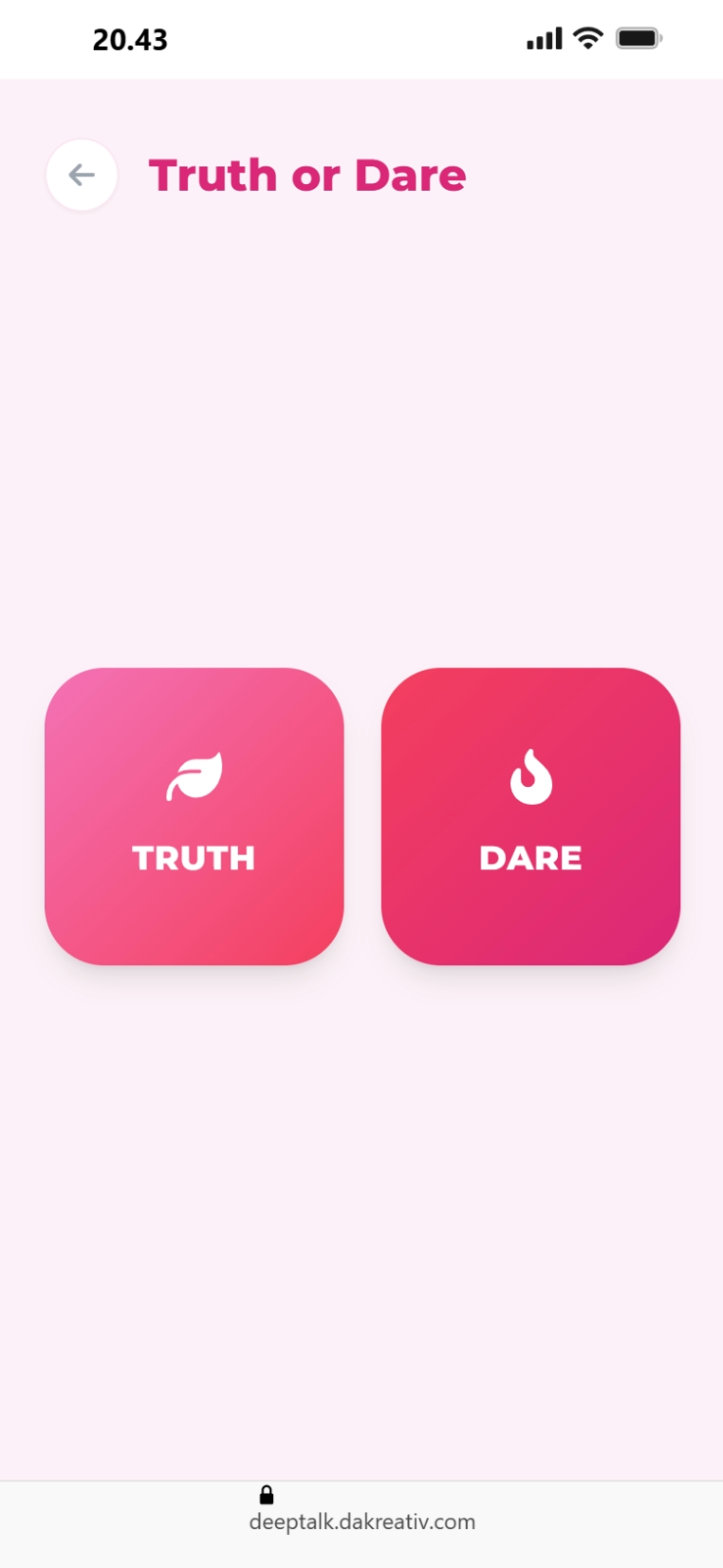 Truth or Dare